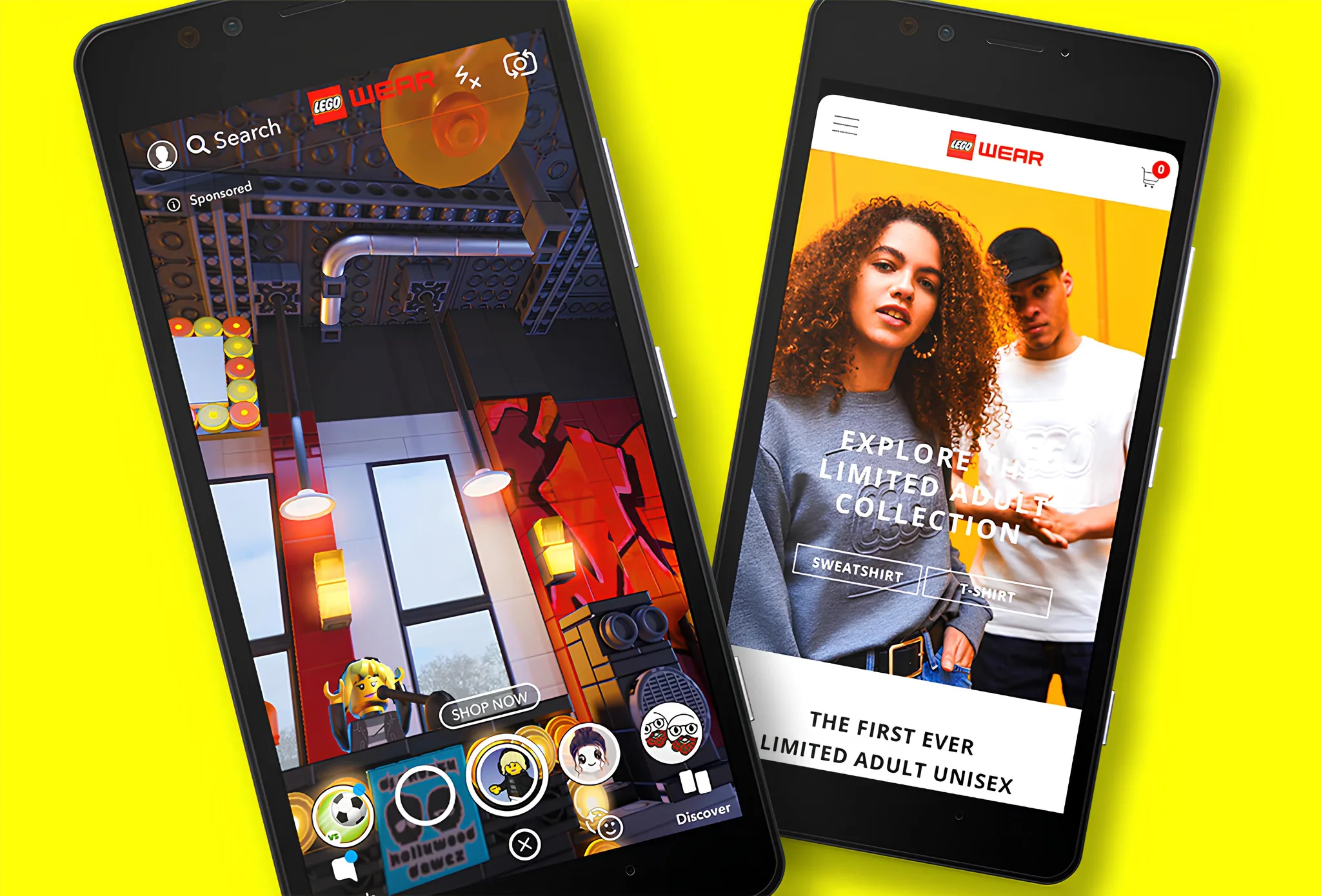 LEGO Wear Snapchat AR