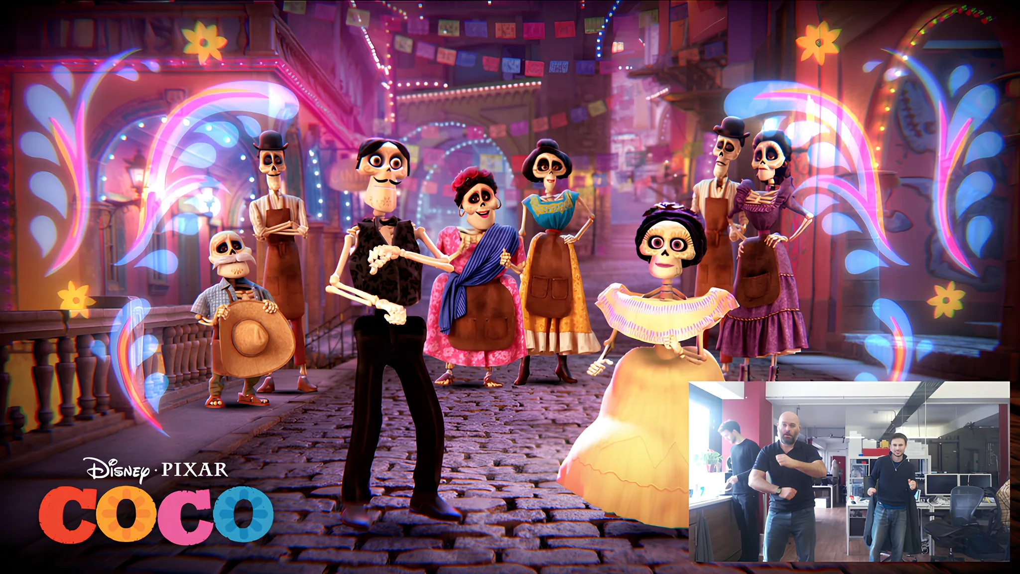 A photo of the Disney Pixar Game 'Coco'.