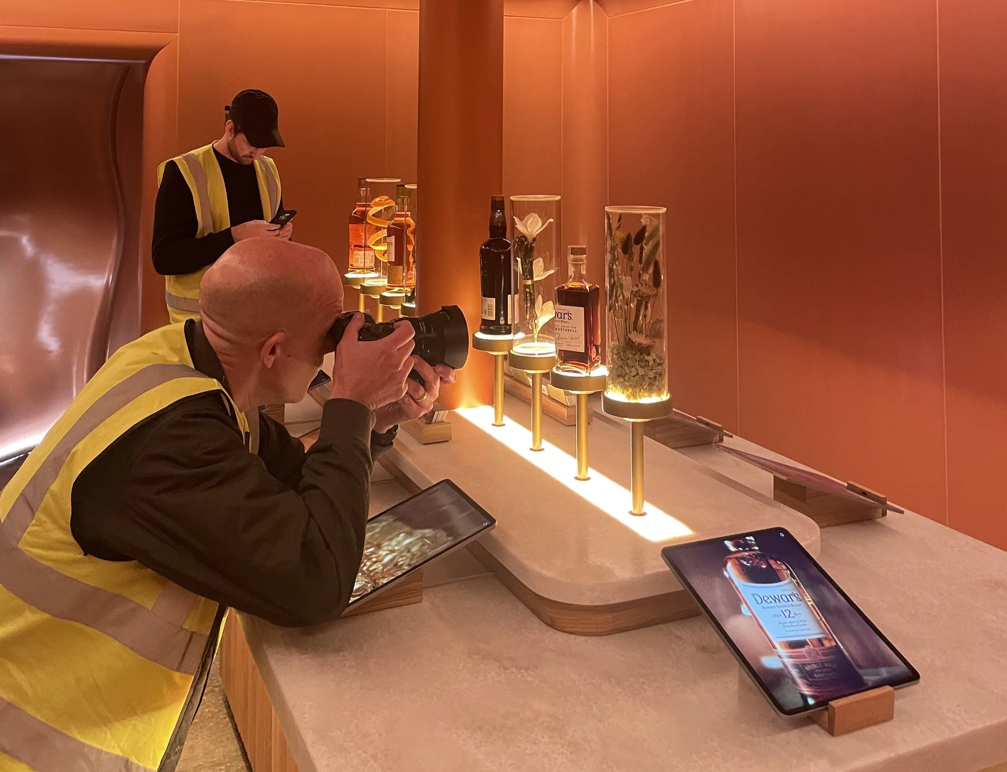 Photo of Stuart taking a photo.